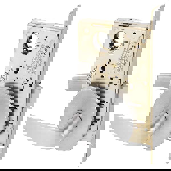 Lever Locksets; Type: Passage; Door Thickness: 1-3/4; Key Type: Conventional; Back Set: 2-3/4; For Use With: Commercial Doors; Finish/Coating: Satin Chrome; Material: Steel; Material: Steel; Door Thickness: 1-3/4; Lockset Grade: Grade 1; Performance: Heav