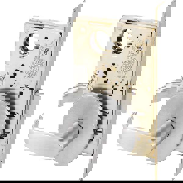 Lever Locksets; Type: Passage; Door Thickness: 1-3/4; Key Type: Conventional; Back Set: 2-3/4; For Use With: Commercial Doors; Finish/Coating: Satin Chrome; Material: Steel; Material: Steel; Door Thickness: 1-3/4; Lockset Grade: Grade 1; Performance: Heav