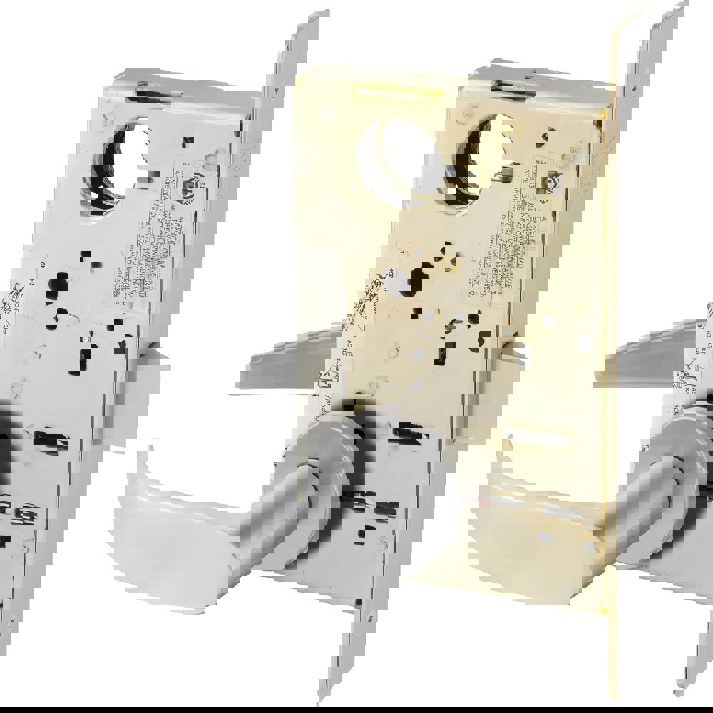 Lever Locksets; Lockset Type: Grade 1 Passage Mortise Lock ; Key Type: Keyless ; Back Set: 2-3/4 (Inch); Cylinder Type: Keyless ; Material: Cold Rolled Steel ; Door Thickness: 1-3/4