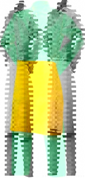 Disposable Waist Apron: Yellow