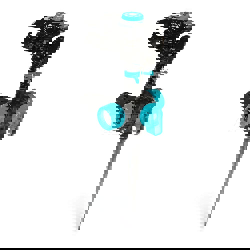 Lawn Sprinklers; Type: Sprinkler with On/Off Switch ; Thread Size: 3/4 ; Base Style: Spike ; Spray Pattern: Circular