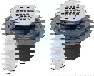 2 PVC SS SHWR DRN W/ TEST PLUG