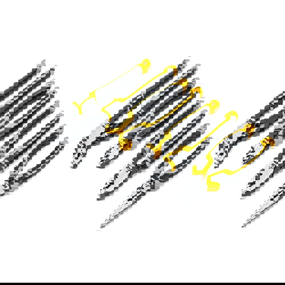 Plier Sets; Plier Type Included: Tongue & Groove Diagonal Cutting Long Nose Slip Joint ; Set Type: Plier Set ; Container Type: Carded ; Overall Length: 11.6 ; Insulated: No ; Tether Style: Tether Ready