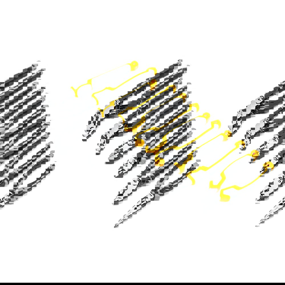 Plier Sets; Plier Type Included: Tongue & Groove Linesman Diagonal Cutting Long Nose Slip Joint ; Set Type: Plier Set ; Container Type: Carded ; Overall Length: 13.8 ; Insulated: No ; Tether Style: Tether Ready