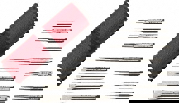 12 Piece Center Punch, Cold Chisel, Starter & Long Taper Punch Set