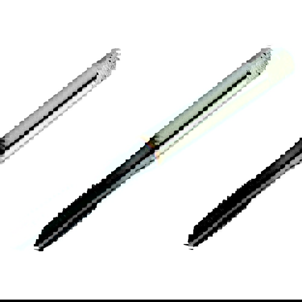 Spiral Point Tap: M6x1 Metric, 3 Flutes, Plug Chamfer, 6H Class of Fit, HSS-E-PM, TiAlN Coated