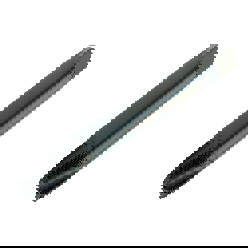 Spiral Flute Tap: 1/16-27 NPT, 3 Flutes, Semi-Bottoming, NORMAL Class of Fit, High Speed Steel, FeN Coated