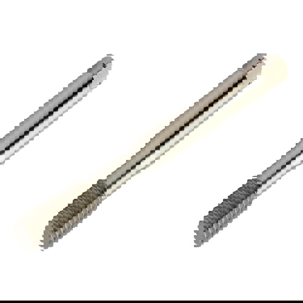 Thread Forming Tap: 1/4-28 UNF, 2B Class of Fit, Semi-Bottoming, Powdered Metal, TiN Coated