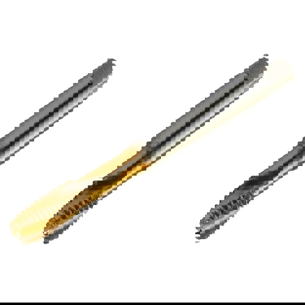 Spiral Flute Tap: M2.5 M, 3 Flutes, Semi-Bottoming, 6H Class of Fit, High Speed Steel, Uncoated