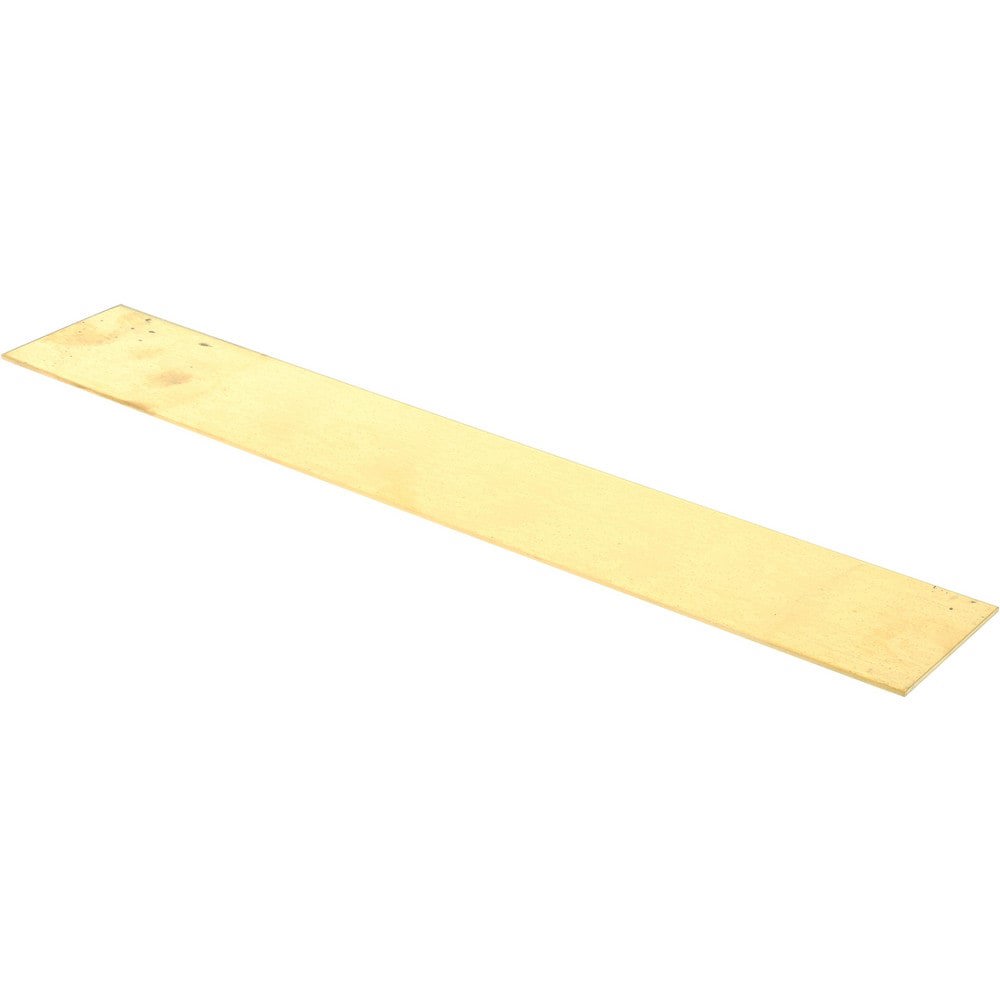 0.064 Inch Thick x 2 Inch Wide x 12 Inch Long, Brass Strip