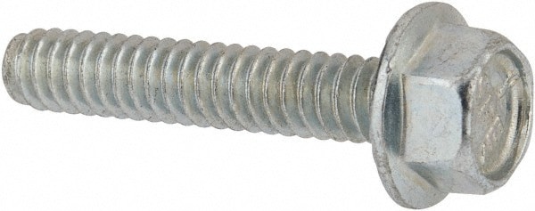 Serrated Flange Bolt: #10-24 UNC, 1