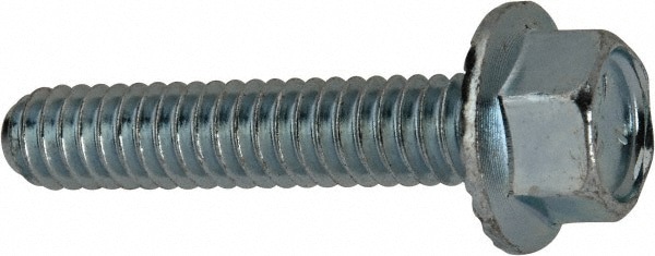 Serrated Flange Bolt: 1/4-20 UNC, 1-1/4