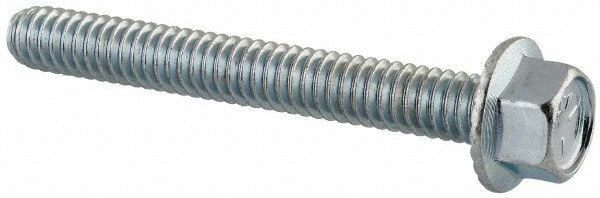 Serrated Flange Bolt: 1/4-20 UNC, 2