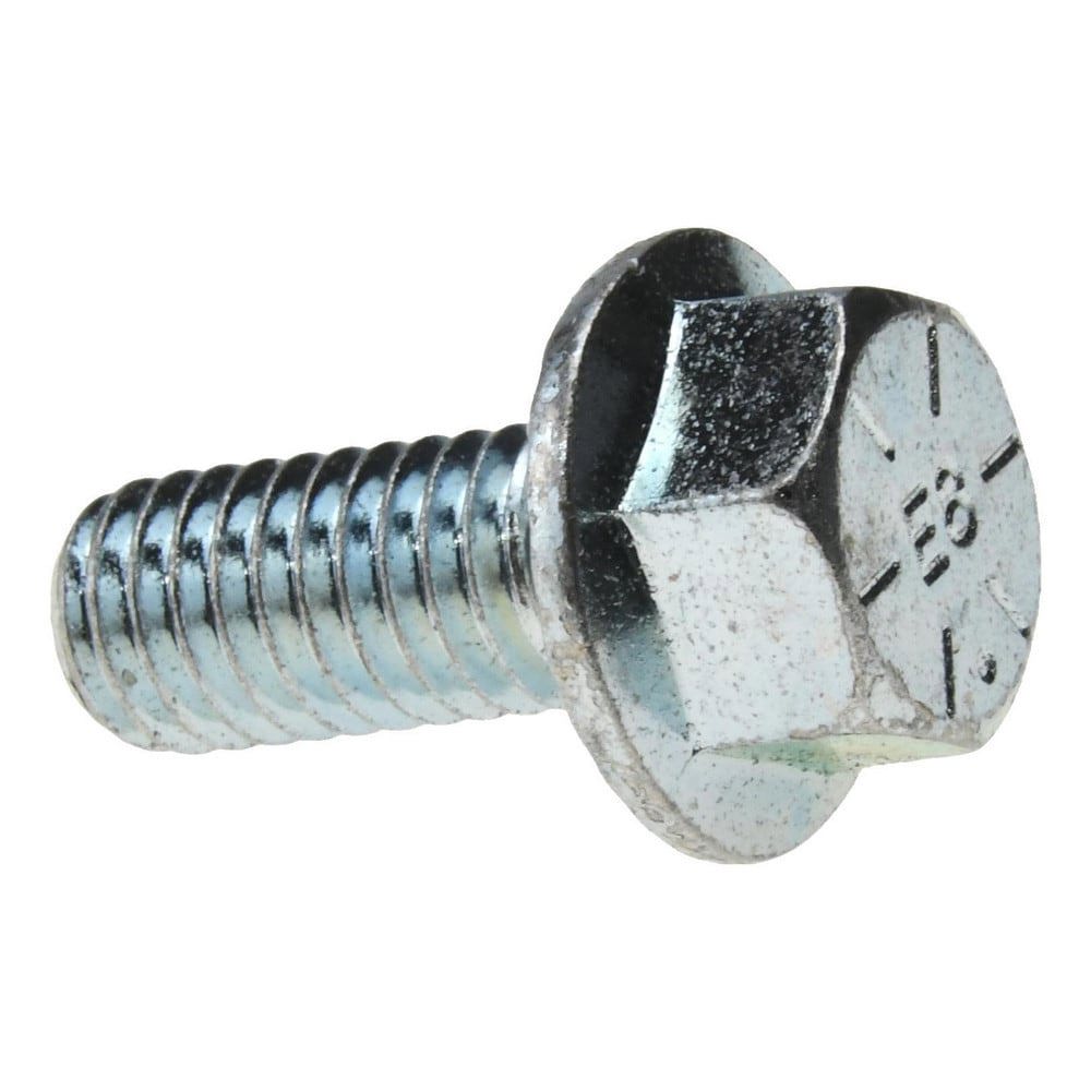 Serrated Flange Bolt: 3/8-16 UNC, 7/8