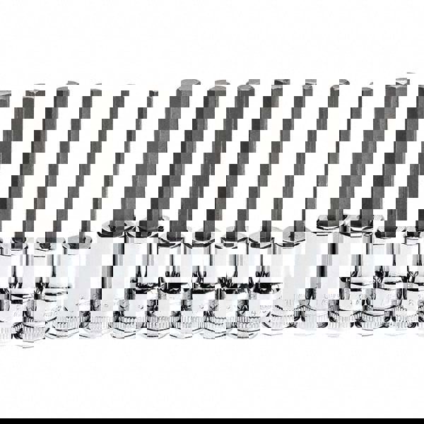 Hex Bit Socket Set: 3/8