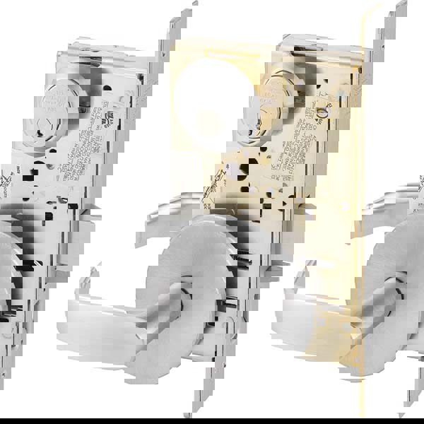 Lever Locksets; Type: Office; Door Thickness: 1-3/4; Key Type: Conventional; Back Set: 2-3/4; For Use With: Commercial Doors; Finish/Coating: Satin Chrome; Material: Steel; Material: Steel; Door Thickness: 1-3/4; Lockset Grade: Grade 1; Performance: Heavy