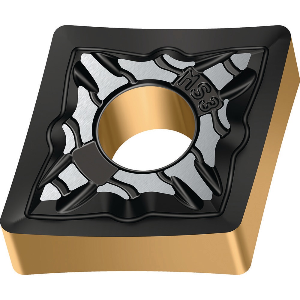 Turning Inserts; ANSI Insert Code: CNMG431 ; ISO Insert Code: CNMG120404 ; Relief Angle: 0.000 ; Insert Style: CNMG ; Corner Radius (mm): 0.40 ; Included Angle: 80.00