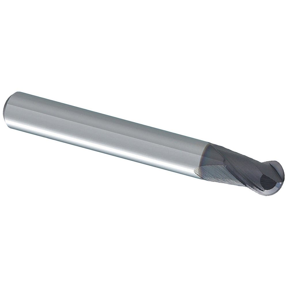 Ball End Mills; Mill Diameter (Decimal Inch): 0.4724 ; Mill Diameter (mm): 12.00 ; Number Of Flutes: 2 ; End Mill Material: Solid Carbide ; Length of Cut (Decimal Inch): 0.4724 ; Length of Cut (mm): 12.00