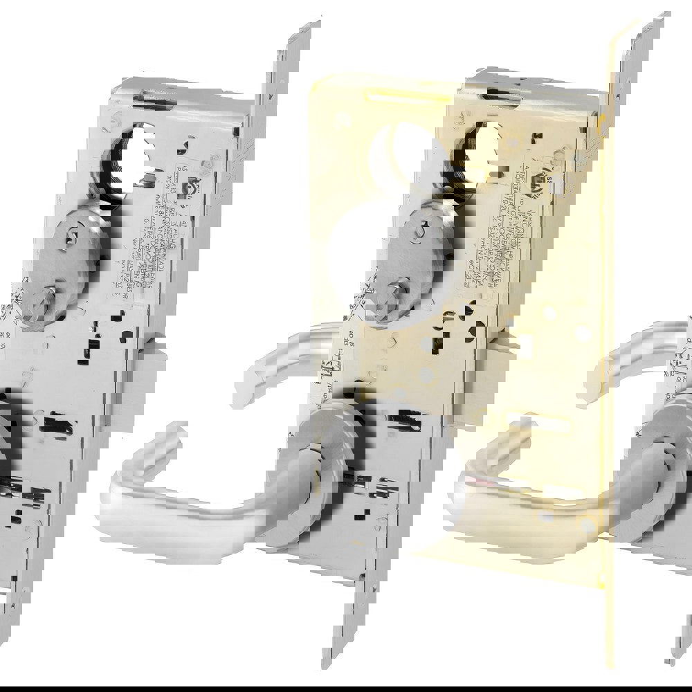 Lever Locksets; Lockset Type: Grade 1 Privacy Mortise Lock ; Key Type: Keyless ; Back Set: 2-3/4 (Inch); Cylinder Type: Keyless ; Material: Cold Rolled Steel ; Door Thickness: 1-3/4