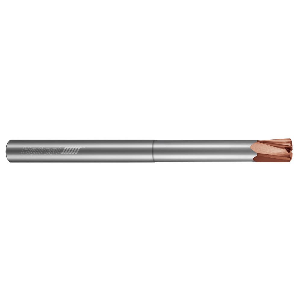 High-Feed End Mills; Mill Diameter (mm): 8.00 ; Program Radius (mm): 1.01 ; Number of Flutes: 5 ; Material: Solid Carbide ; Finish/Coating: Tplus ; Length of Cut (mm): 8.0000