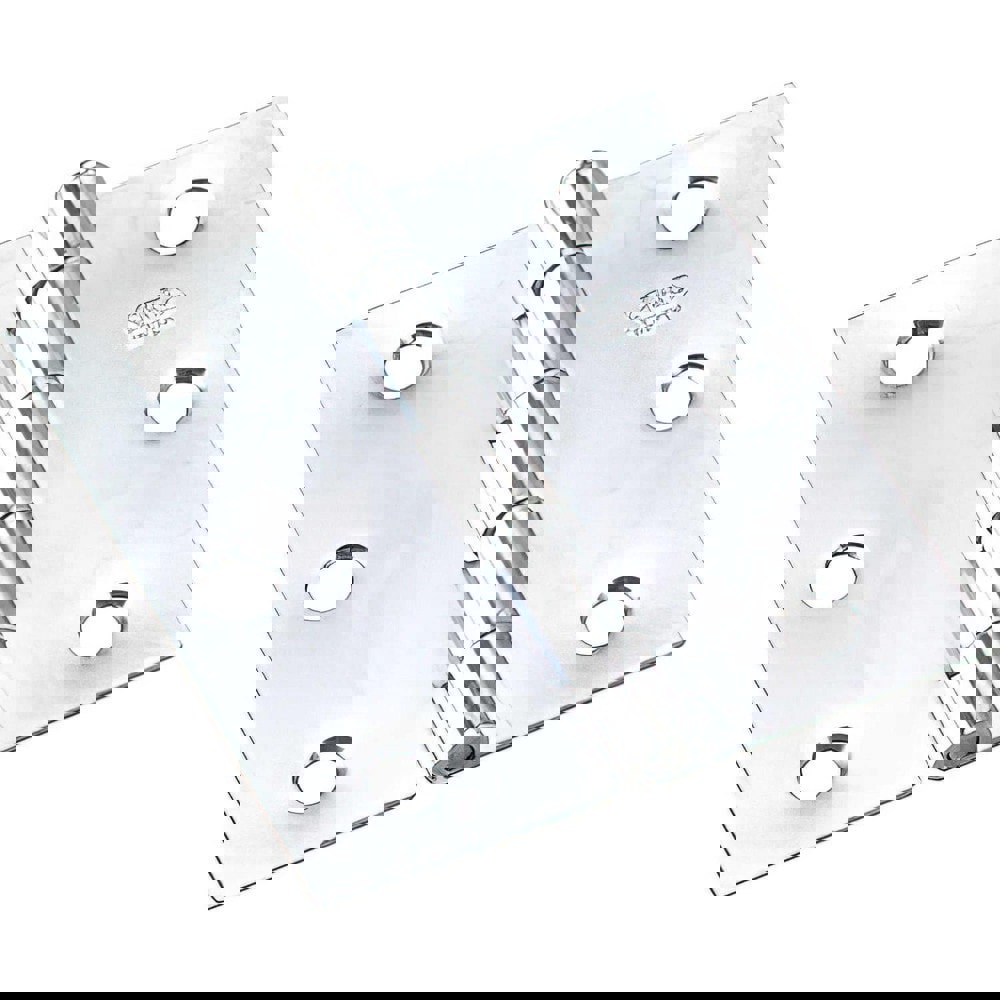 Specialty Hinges; Hinge Material: Steel ; Mount Type: Full Mortise; Screw-on ; Finish: Zinc-Plated ; Load Capacity: 18 ; Door Leaf Height: 2.5in ; Range Of Motion: 180