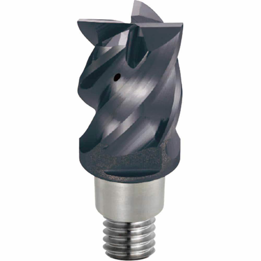 Square End Mill Heads; Mill Diameter (Decimal Inch): 0.3750 ; Length of Cut (Inch): 3/8 ; Connection Type: iMX10 ; Overall Length (Decimal Inch): 0.6300 ; Material: Solid Carbide ; Cutting Direction: Multi-Directional