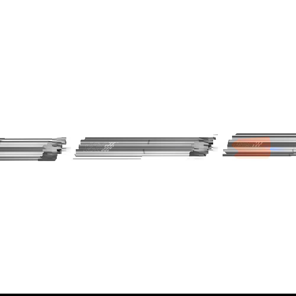 High-Feed End Mills; Mill Diameter (mm): 8.00 ; Program Radius (mm): 1.01 ; Number of Flutes: 5 ; Material: Solid Carbide ; Finish/Coating: Tplus ; Length of Cut (mm): 8.0000