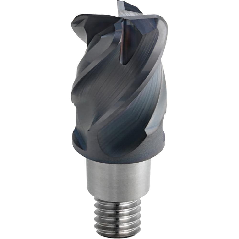 Corner Radius & Corner Chamfer End Mill Heads; Mill Diameter (mm): 12.70 ; Mill Diameter (Inch): 1/2 ; Length of Cut (mm): 13.2100 ; Number Of Flutes: 4 ; Overall Length (mm): 34.7500 ; Corner Radius (mm): 2.29
