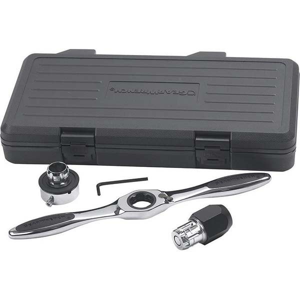 Tap Wrench Sets; Minimum Tap Size: 9/16 in ; Maximum Tap Size: 3/4 in ; Handle Style: T-Handle ; Ratcheting: Yes ; Fixed T-handle: No ; Overall Length: 14in