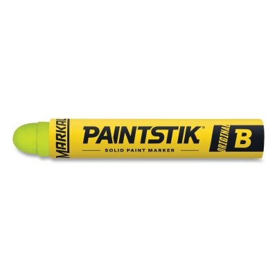 Solid paint crayon in fluorescent colors