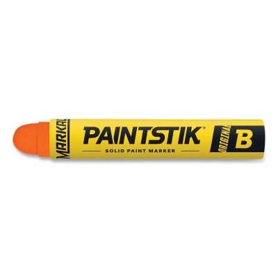 Solid paint crayon in fluorescent colors