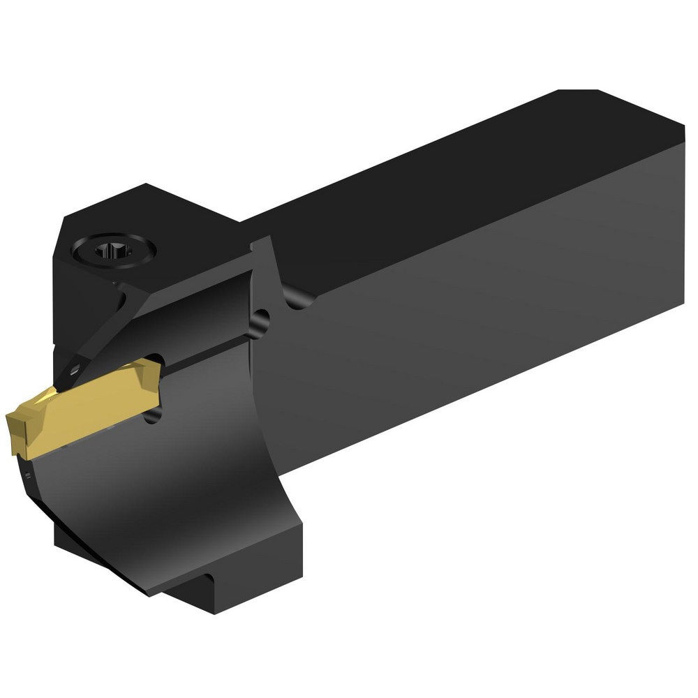 Indexable Grooving Toolholders; Toolholder Type: Face Grooving ; Insert Seat Size: G ; Hand of Holder: Right Hand ; Maximum Depth of Cut (Decimal Inch): 0.5900 ; Maximum Depth of Cut (mm): 14.99 ; Minimum Groove Width (Decimal Inch): 0.1181