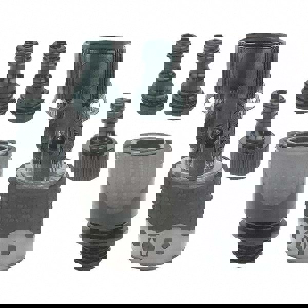 Garden Hose Connector: Female & Male, 3/4