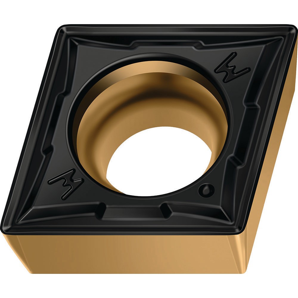 Turning Inserts; ANSI Insert Code: CCMT432 ; ISO Insert Code: CCMT120408 ; Relief Angle: 7.000 ; Insert Style: CCMT ; Corner Radius (mm): 0.80 ; Included Angle: 80.00