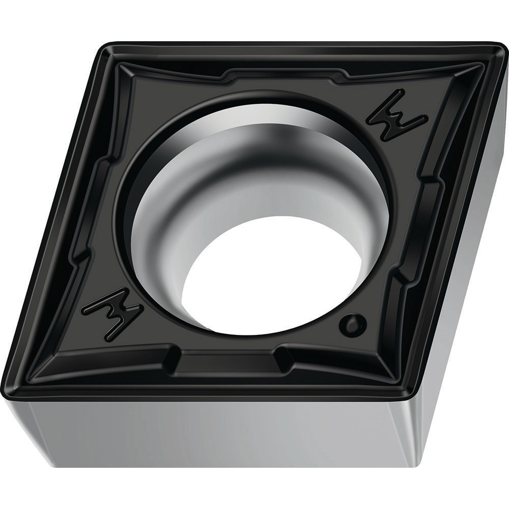 Turning Inserts; ANSI Insert Code: CCMT432 ; ISO Insert Code: CCMT120408 ; Relief Angle: 7.000 ; Insert Style: CCMT ; Corner Radius (mm): 0.80 ; Included Angle: 80.00