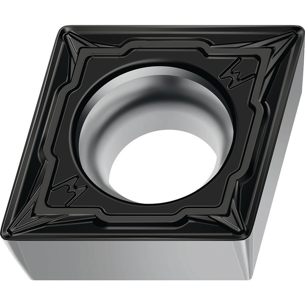 Turning Inserts; ANSI Insert Code: CCMT3(2.5)2 ; ISO Insert Code: CCMT09T308 ; Relief Angle: 7.000 ; Insert Style: CCMT ; Corner Radius (mm): 0.80 ; Included Angle: 80.00