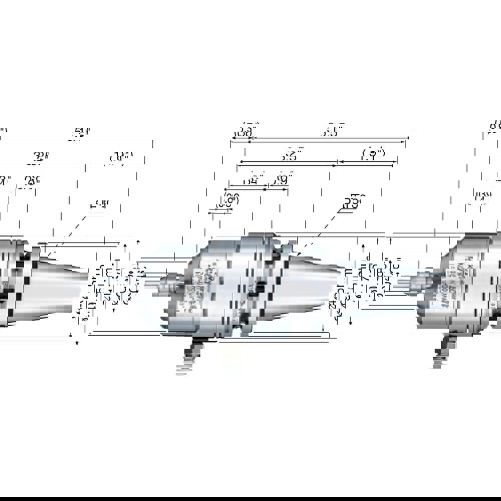 Pneumatic High-Speed Spindles; Max Tool Mounting Depth: .97 ; Operating Pressure Range (psi): 44-101 ; Automatic Tool Changeable: No ; Air Turbine: Yes