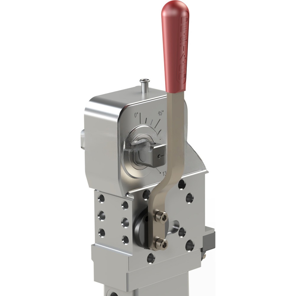 Power Hold-Down Toggle Clamps; Bar End Type: Closed ; Holding Capacity - Inner (kg): 127 ; Holding Capacity - Inner (N): 380 ; Holding Capacity - Inner (Lb.): 280 ; Bar Opening (Degrees): 135 ; Bar Style: Solid
