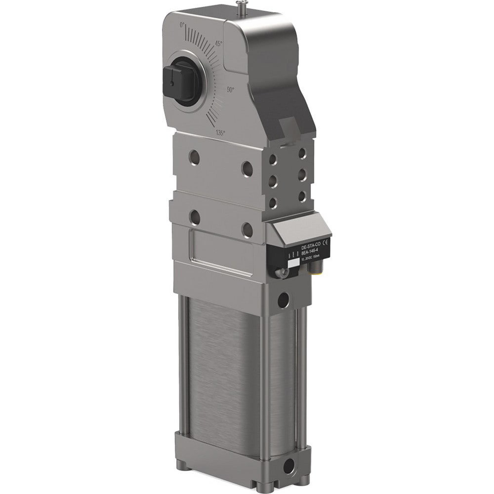 Power Hold-Down Toggle Clamps; Bar End Type: Closed ; Holding Capacity - Inner (kg): 183 ; Holding Capacity - Inner (N): 1800 ; Holding Capacity - Inner (Lb.): 1327 ; Bar Opening (Degrees): 135 ; Bar Style: Solid