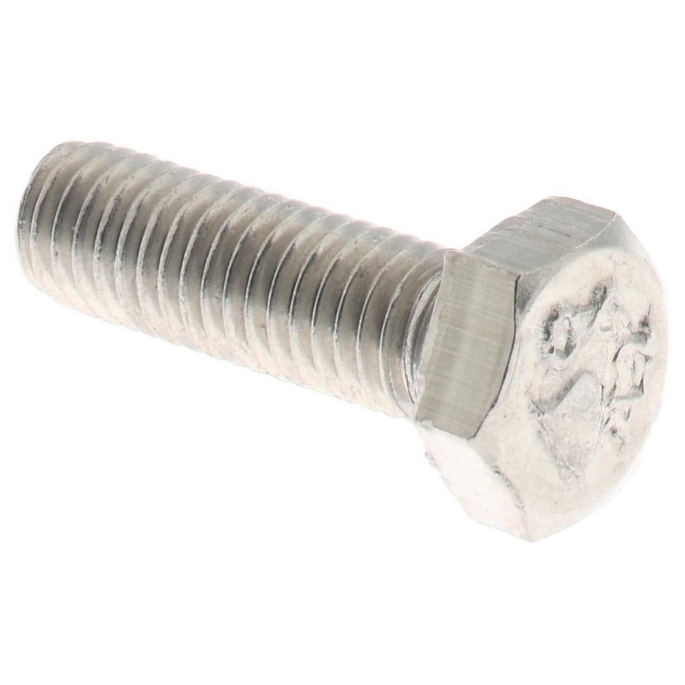 Hex Head Cap Screw: M5x0.8, 16.00 mm Length Under Head, Grade 18-8 & Austenitic Grade A2 Stainless Steel