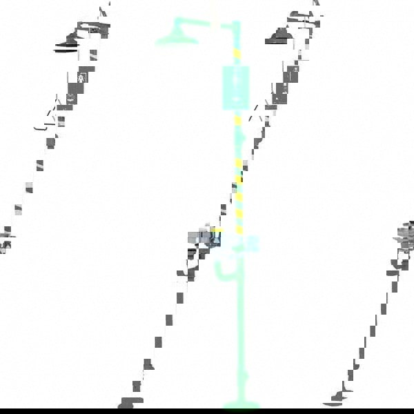 Plumbed Eye, Face & Body Wash Combination Stations; Station Type: Drench Shower with Eye & Face Wash Station; Bowl Material: Stainless Steel; Activation Method: Push Flag; Features: Corrosion Resistant; Bowl Style: Open; Shower Flow Rate (GPM): 20.0 GPM;