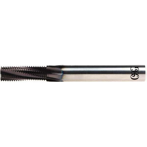 Helical Flute Thread Mill: M20x1.5, 5 Flute, 16.00 mm Shank Dia, Solid Carbide