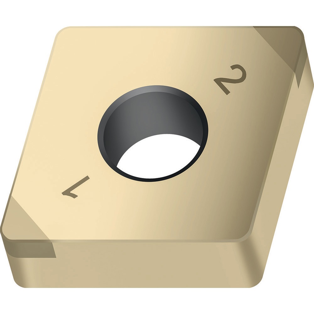 Turning Inserts; ANSI Insert Code: CNGA431 ; ISO Insert Code: CNGA120404 ; Relief Angle: 0.000 ; Insert Style: CNGA ; Corner Radius (mm): 0.40 ; Included Angle: 80.00
