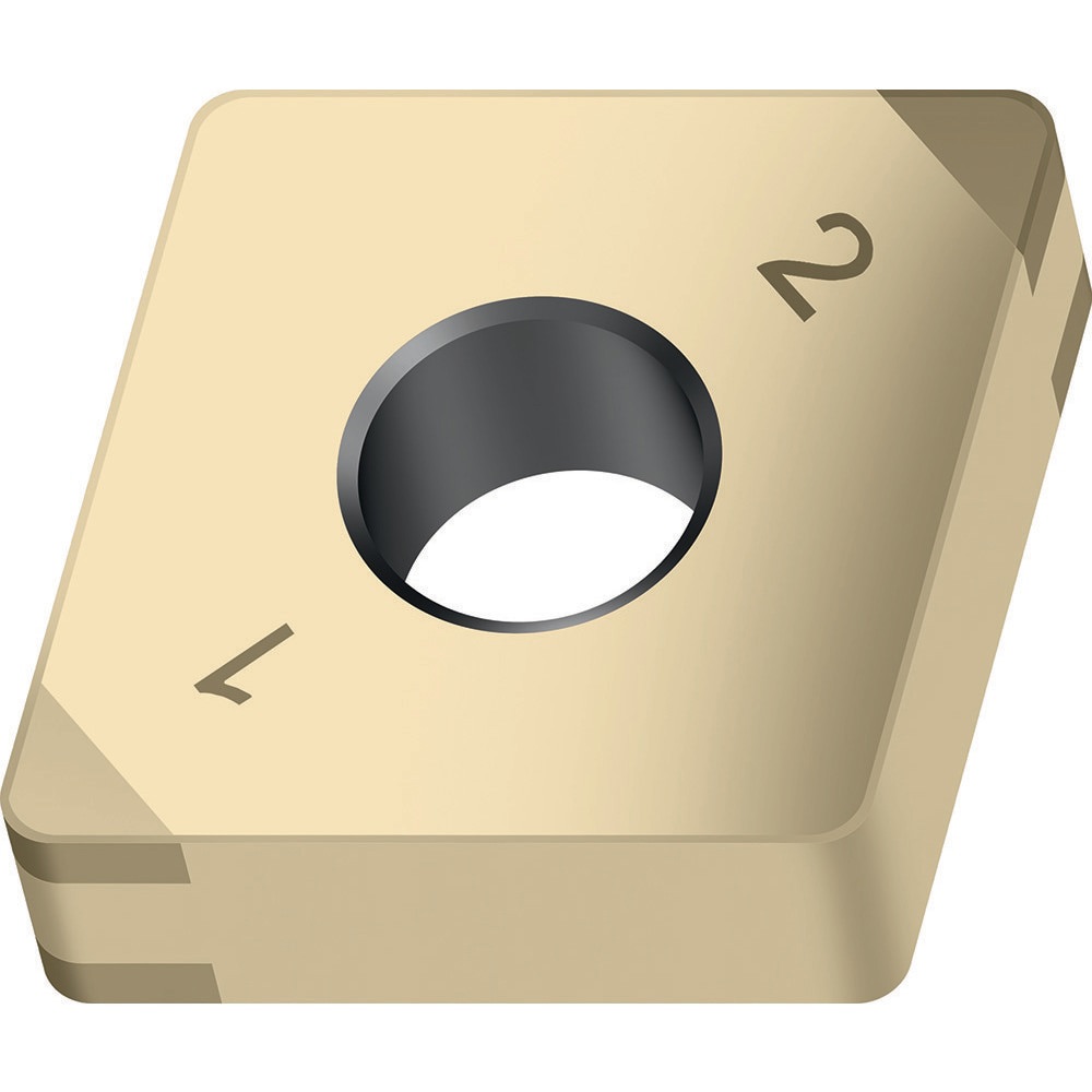 Turning Inserts; ANSI Insert Code: CNGA432 ; ISO Insert Code: CNGA120408 ; Relief Angle: 0.000 ; Insert Style: CNGA ; Corner Radius (mm): 0.80 ; Included Angle: 80.00