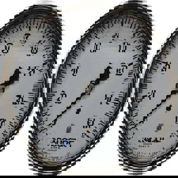 Pressure Gauge: 3-1/2