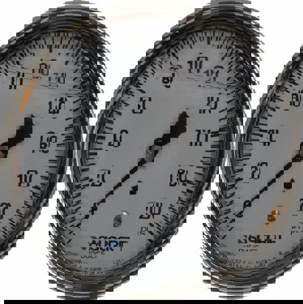 Pressure Gauge: 3-1/2