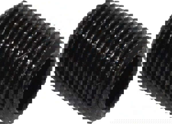 Set Screw: M3x0.5, 5.00 mm Overall Length, Flat Point, Alloy Steel, Grade 14.9 (45H)