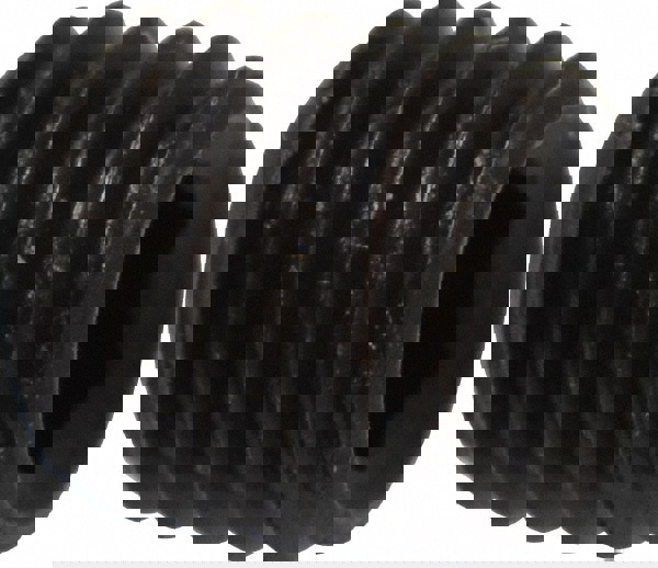 Set Screw: M5x0.8, 5.00 mm Overall Length, Flat Point, Alloy Steel, Grade 14.9 (45H)