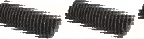 Set Screw: M6x1, 40.00 mm Overall Length, Flat Point, Alloy Steel, Grade 14.9 (45H)