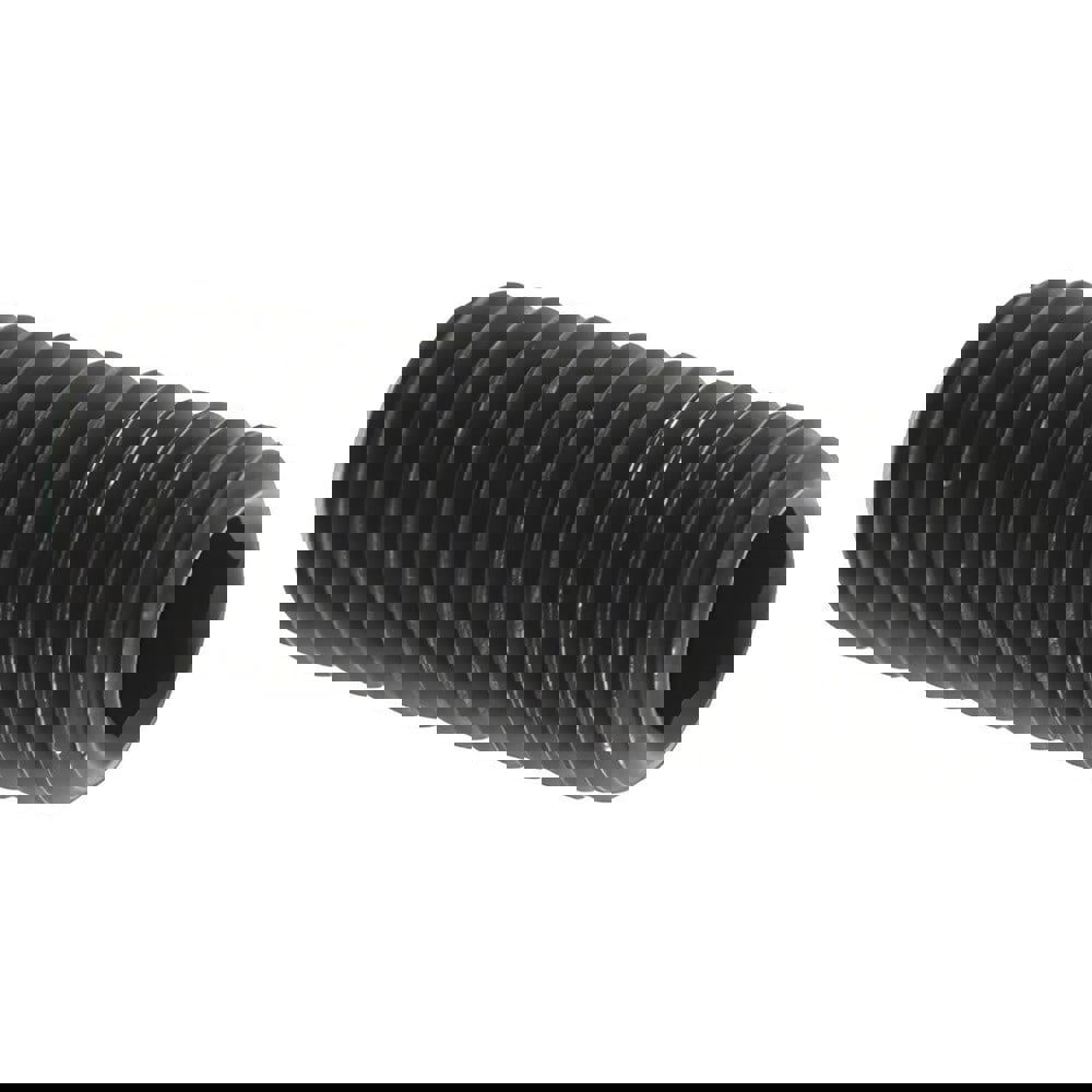 Set Screw: M10x1.5, 25.00 mm Overall Length, Flat Point, Alloy Steel, Grade 14.9 (45H)